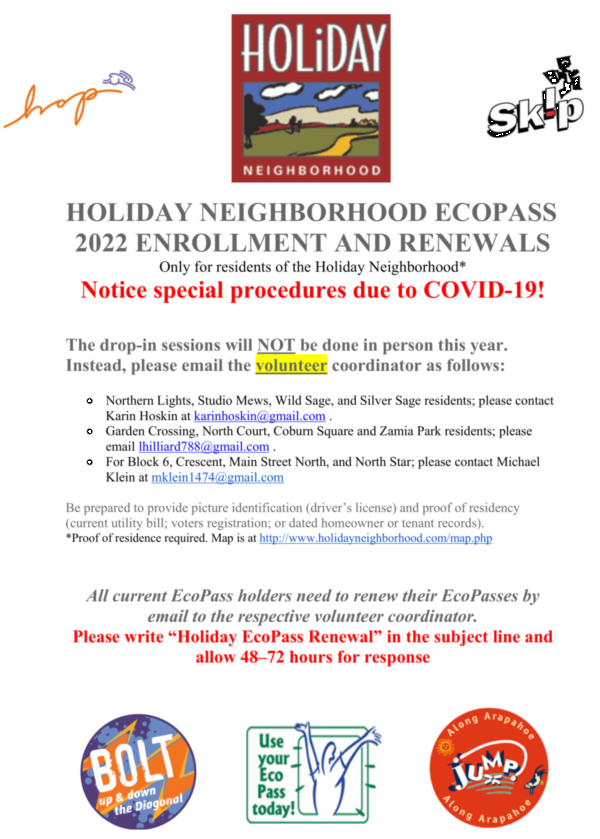 HOLIDAY ECO PASS 2022 FLYER